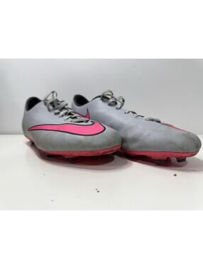 Nike Mercurial Soccer Cleats Victory V FG Pink Low Top 651632-060 5.5Y
